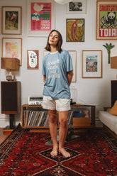 DON'T F*** THE WORLD OVERSIZED TEE