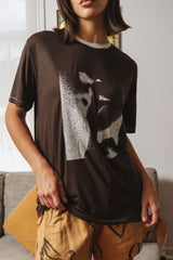 I SAID QUIET OVERSIZED TEE