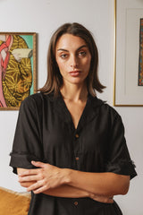 FRAYED AWAY SHORT SLV SHIRT