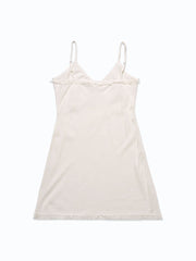FRAYED SLIP DRESS
