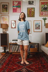 DON'T F*** THE WORLD OVERSIZED TEE