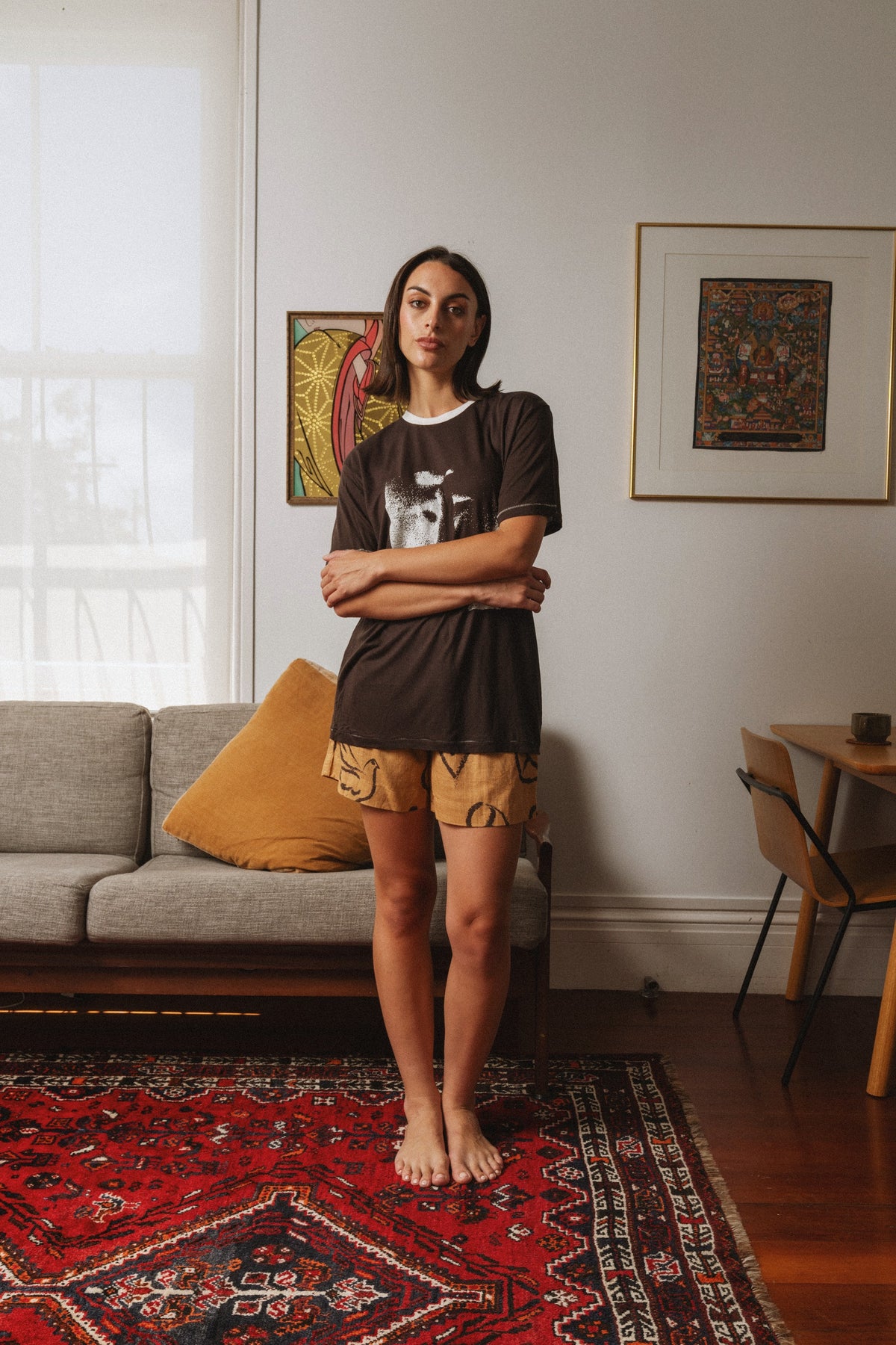 I SAID QUIET OVERSIZED TEE